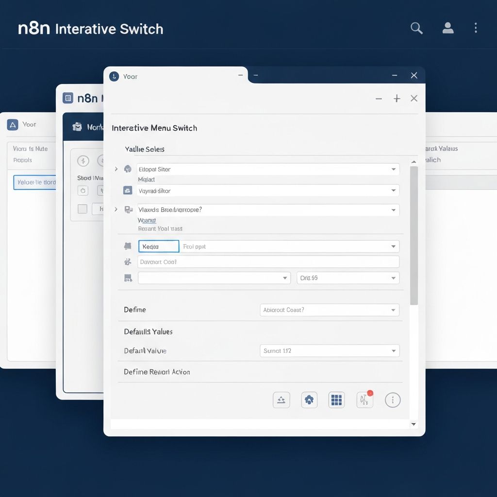 Flujo de trabajo con nodo Switch en n8n